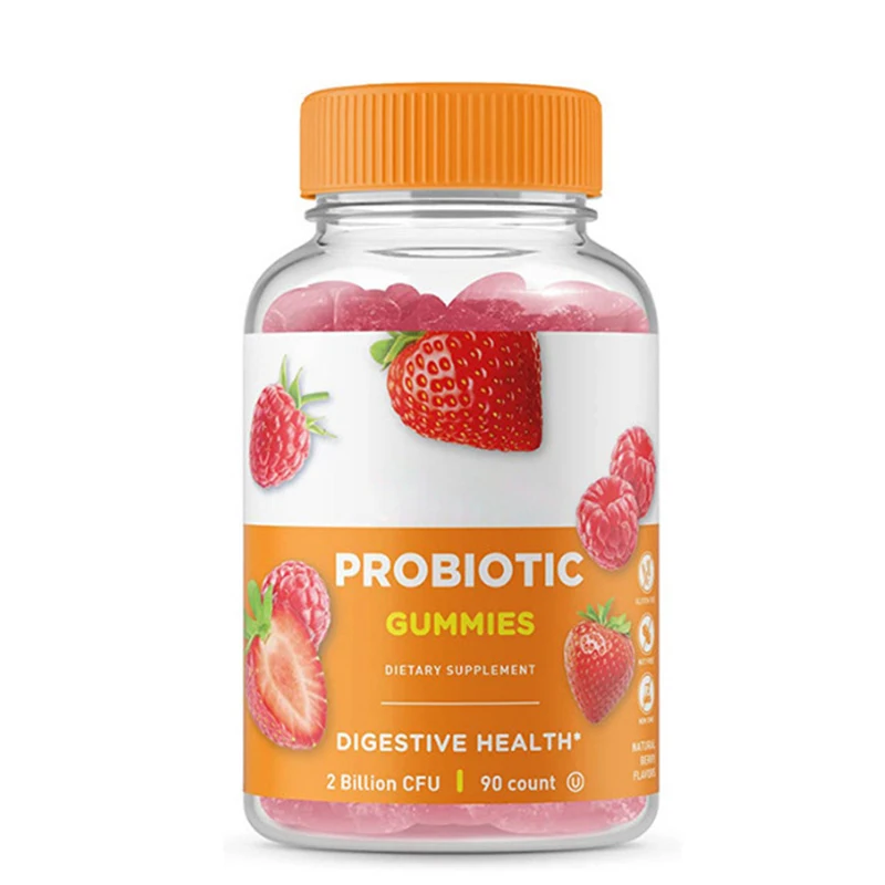 

1 bottle of probiotic jelly sweets Vitamin Vegetarianism promote intestinal digestion and absorption Strengthen immune system