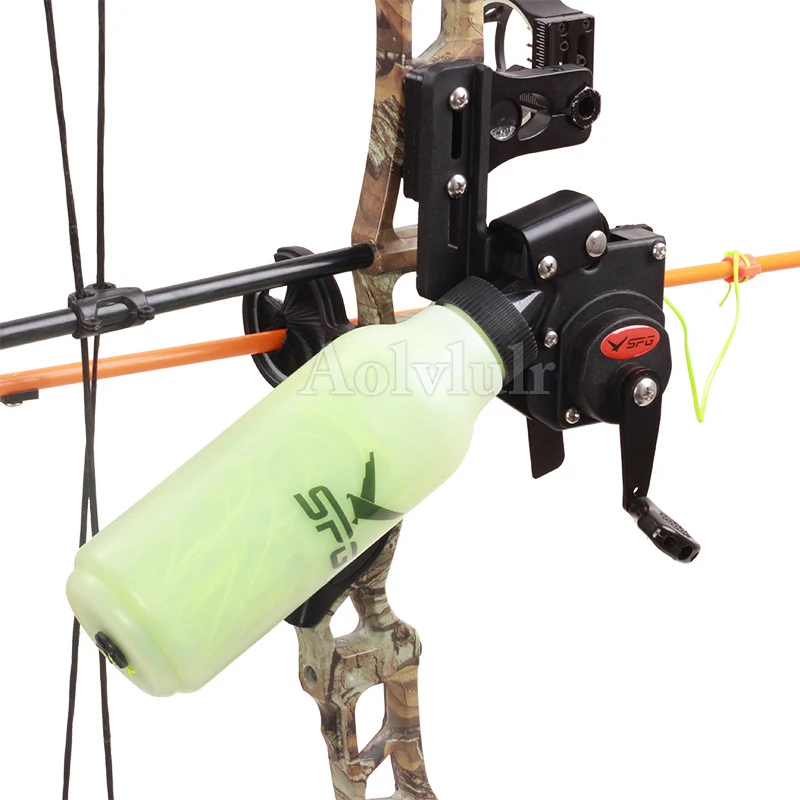 

Rope Pot Archery Bow Fishing Reel with 40m Rope Bowfishing Tool Compound Bow Recurve Bow Fishing Shooting Fishing Bow Rope Pot