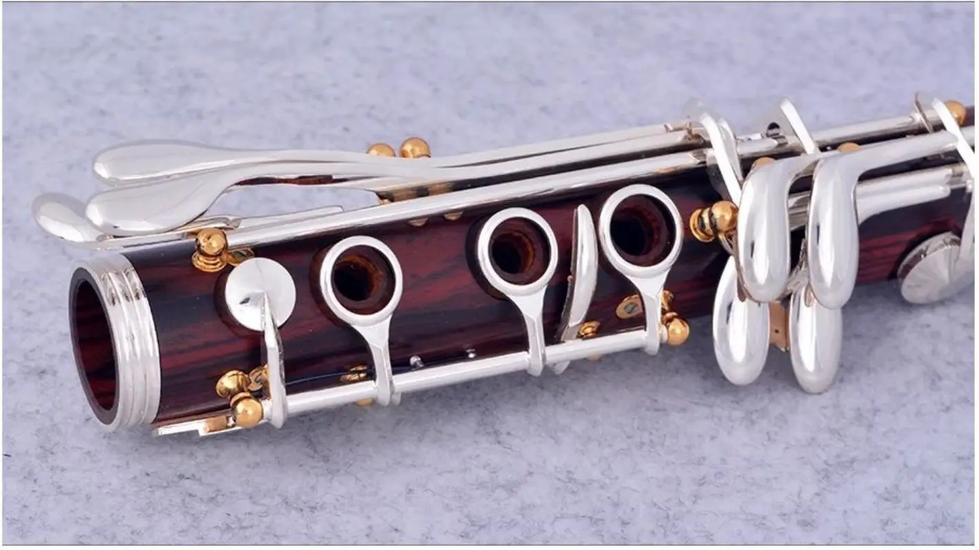 Профессиональный кларнет Cocobolo MORESKY с 17 посеребренными клавишами в La MA69