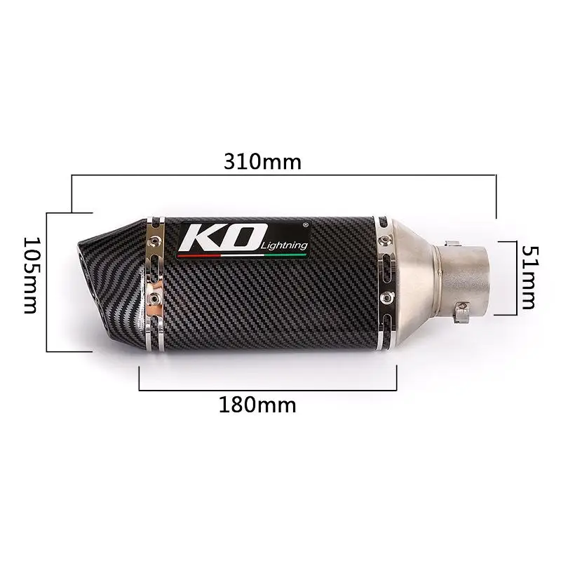 Мотоциклетная полная выхлопная система передняя звеньевая труба скользящий