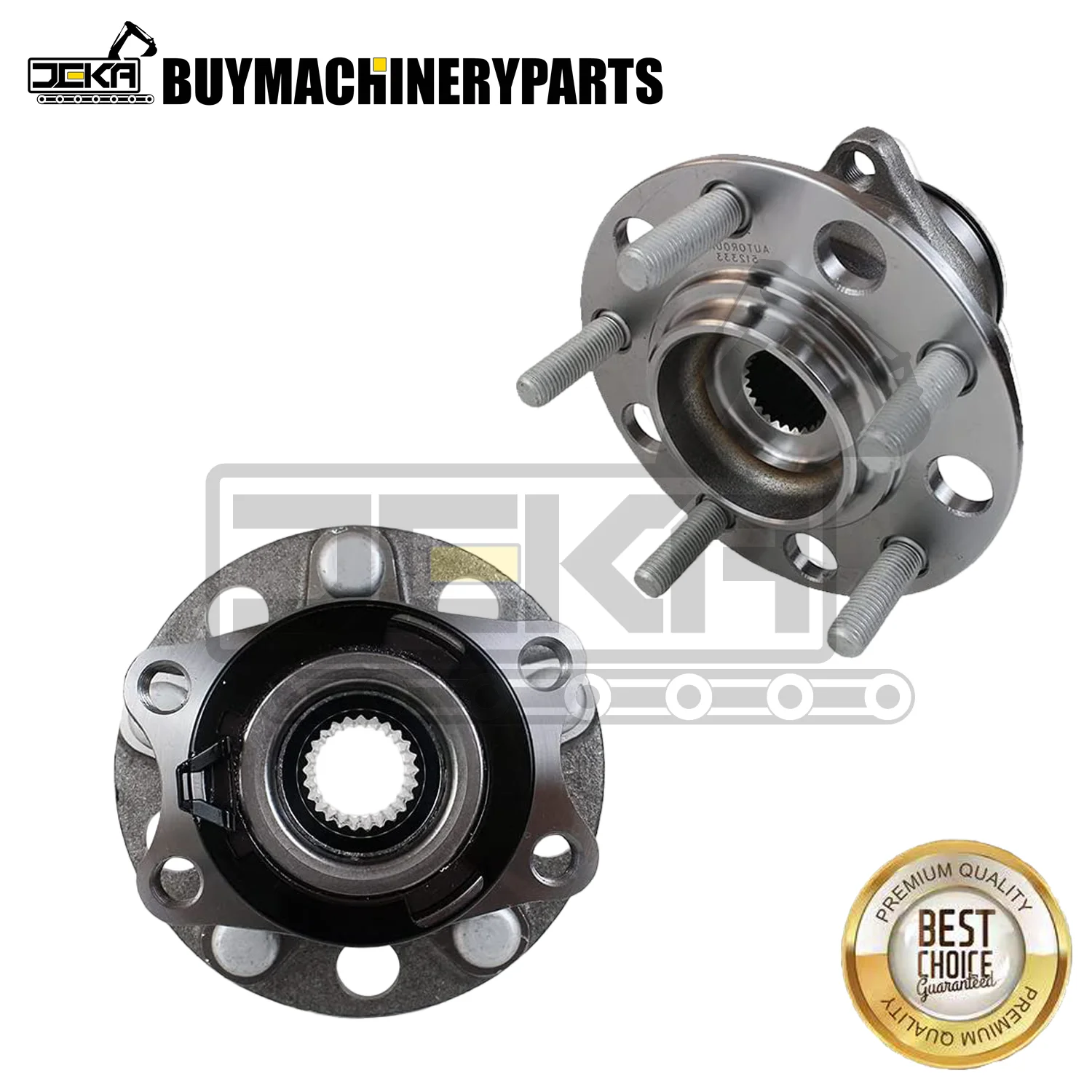 

512333 4WD/AWD Rear Wheel Bearing and Hub Assembly Compatible with Jeep Compass Patriot 2007-2017, Dodge Caliber 5 Lug W/ABS 2PC