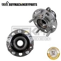 512333 4wdawd rear wheel bearing and hub assembly compatible with jeep compass patriot 2007 2017 dodge caliber 5 lug wabs 2pc