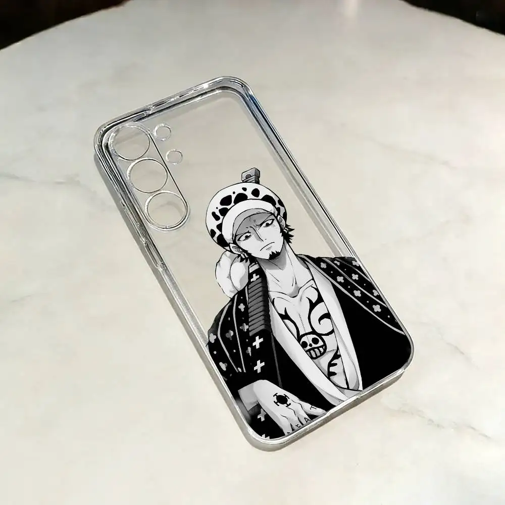 Прозрачный чехол Cool One T-Trafalgar Law-S P-Piece для телефонов Samsung S25, S24, S23, S22, S21, S20, S30, Ultra, Plus, Fe, Lite (art.: 3920dc86cdce4) - 3920dc86cdce4