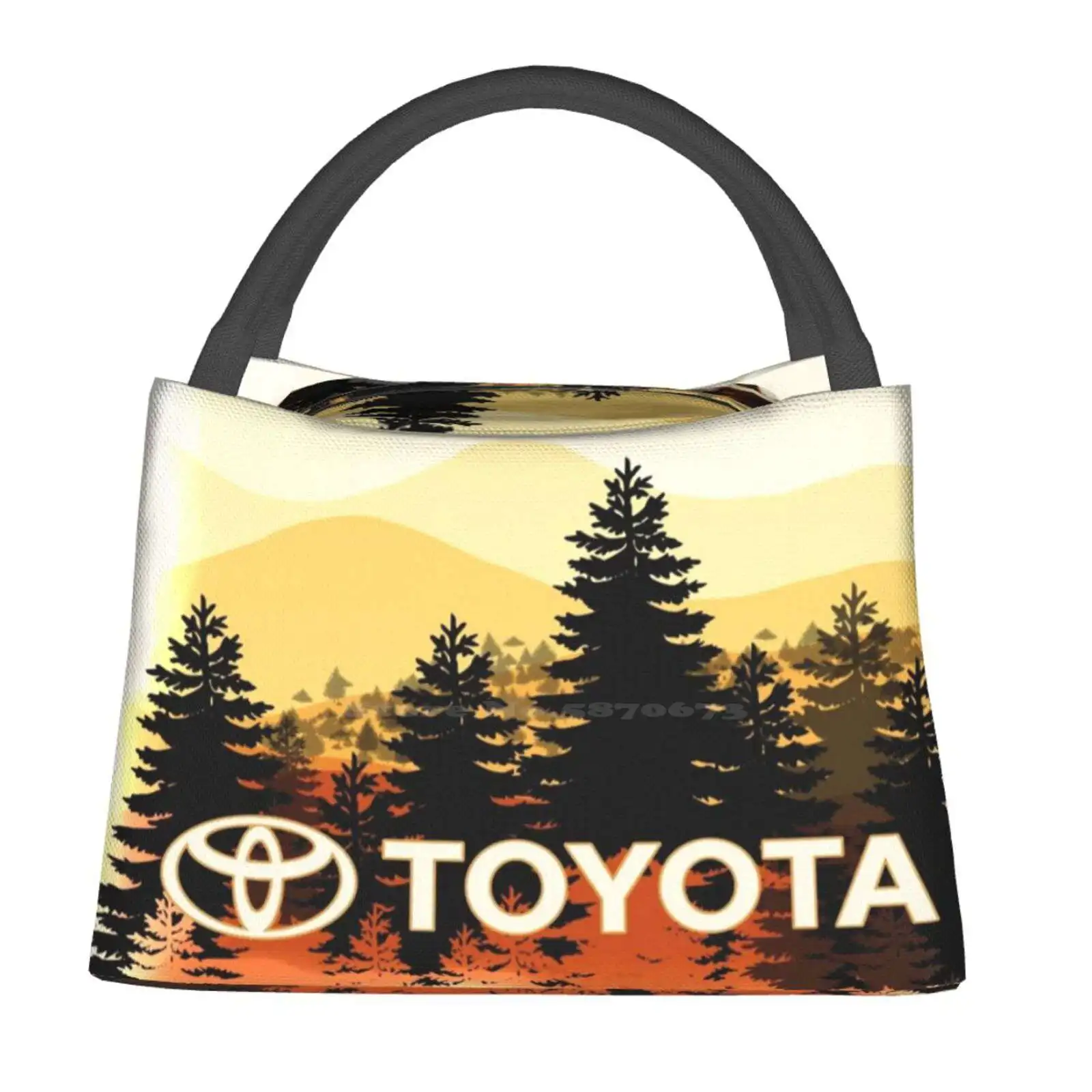

Toyota Pines Thermal Cooler Tote Insulated Lunch Bag Gt86 Lexus 4X4 Nismo Sport Car Fast Racing Tracks Auto Trd Racing Ae86
