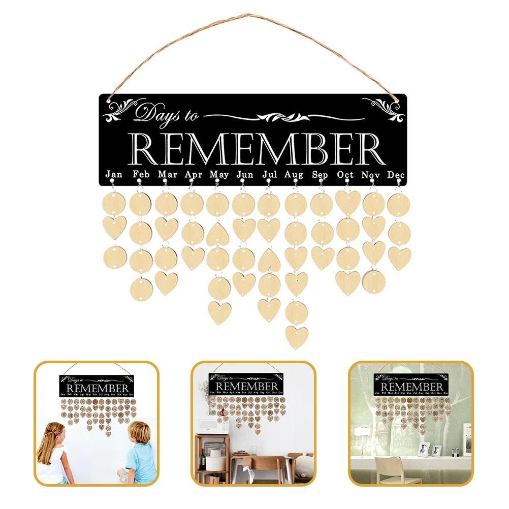

Birthday Calendar Family Wall Tea Advent 2023 Adults Decorate Signs Home Wood Calendars Wooden Gift Tags