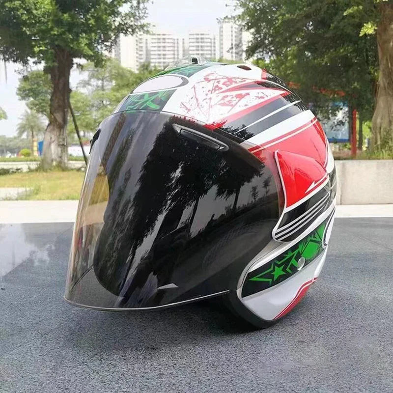 NEW Open Face Half Helmet SZ-Ram3 sword Motorcycle Helmet Riding Motocross Racing Motobike Helmet enlarge