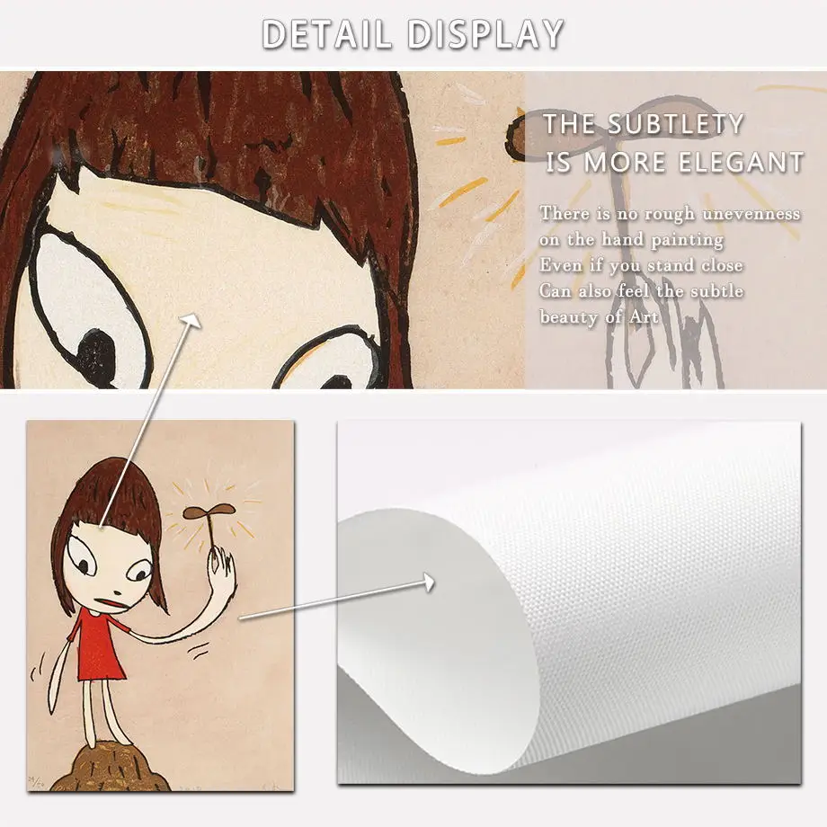 Настенная Картина на холсте Девочка непослушная