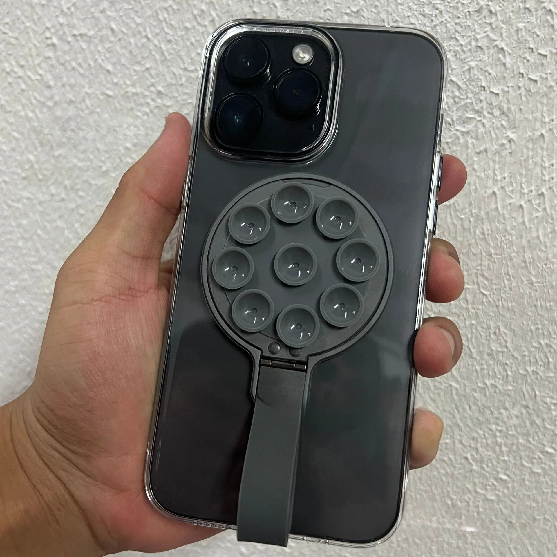 Для MagSafe магнитный складной держатель для телефона на присоске силиконовый