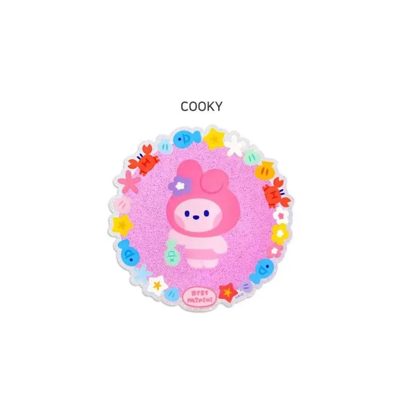 Новый Bt21 аниме Kawaii Cooky Sparkling Powder акриловая подставка противоскользящая круглая