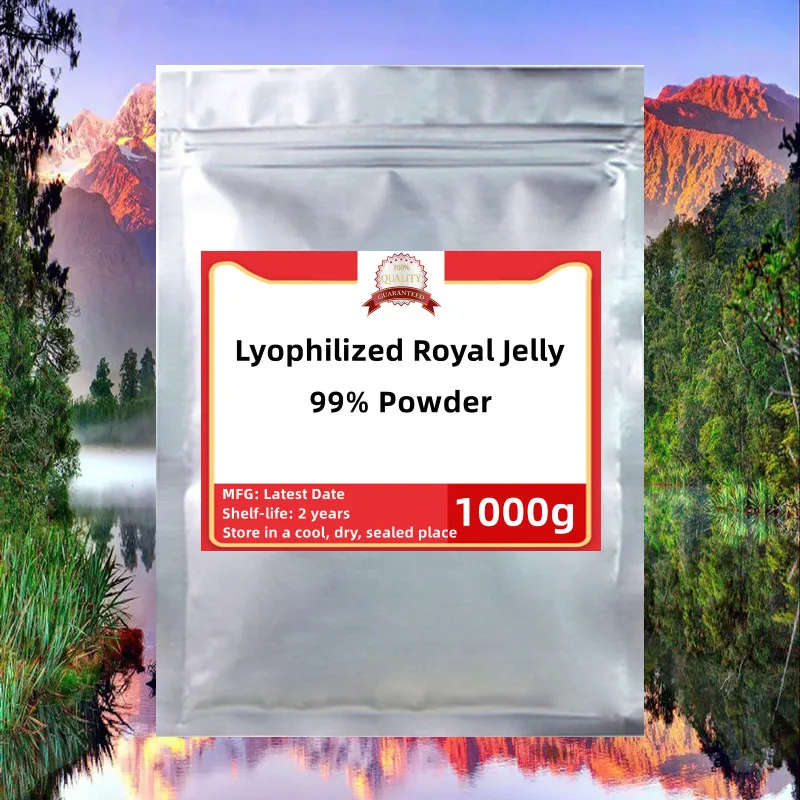 

50-1000g High Quality 99% Lyophilized Royal Jelly,Free Shipping
