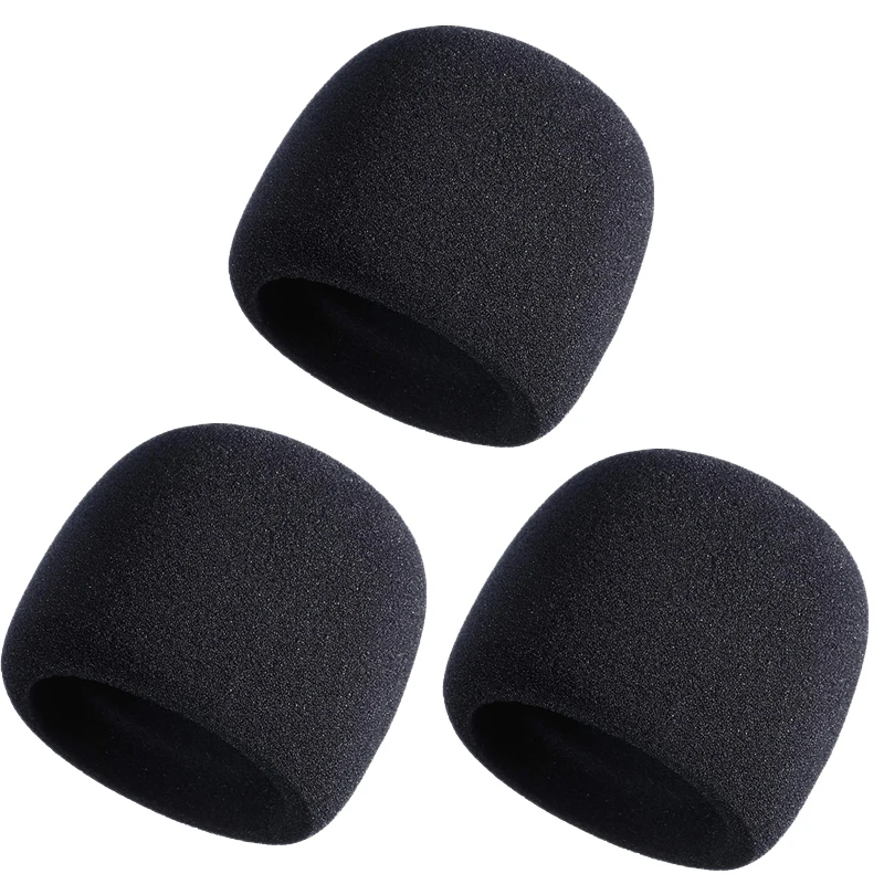 

Mic Cover Sponge Microphone Windscreen For Blue , Pro Condenser Microphone (Black, )
