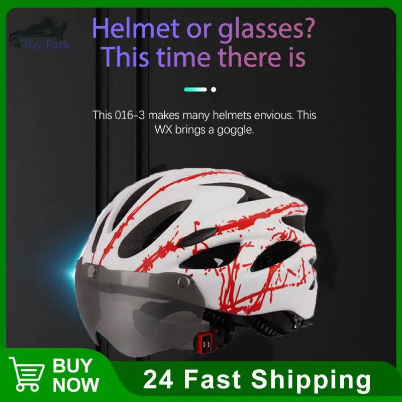 

Ultralight Cycling Safety Helmet Outdoor Motorcycle Bicycle Taillight Helmet Removable Lens Visor Mountain Road Bike Helmet