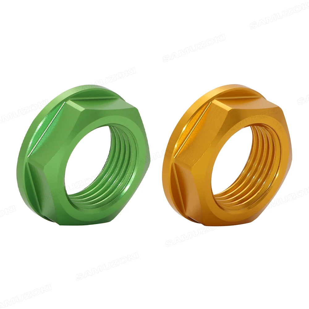 Передняя ось M18XP1.5 Стопорная гайка вала для SUZUKI RM-Z250 2005-2020 Φ Z400SM 2005-2021 2000-2004