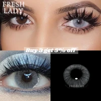 FRESH LADY Official Annual Colored Contact Lenses Soft Natural Pupils Beauty Makeup With Discounts Free Shipping Lens Container