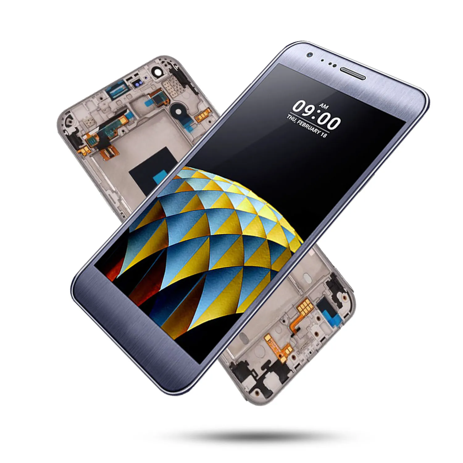 lcd for lg x cam k580 f690l display premium quality touch screen replacement parts mobile phones repair free tools free global shipping