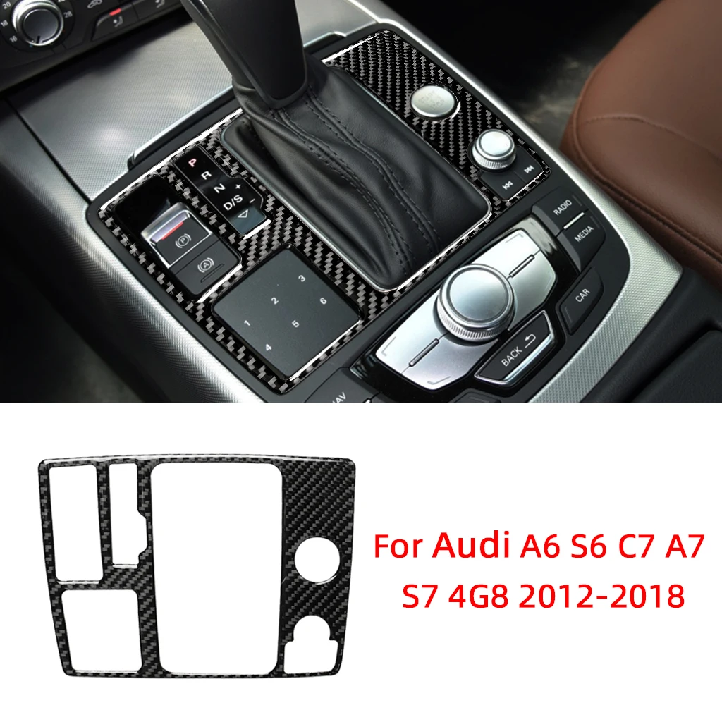 

Для Audi A6 S6 C7 A7 S7 4G8 2012-2018 интерьерные декоративные наклейки защитная отделка автомобильные аксессуары