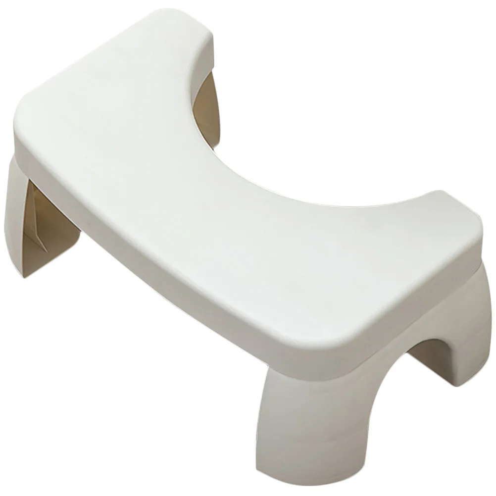 

Kids Travel Potty Toilet Stool Bathroom Foot Squatting Pan Nonslip Step Feet White Plastic Stepping Office