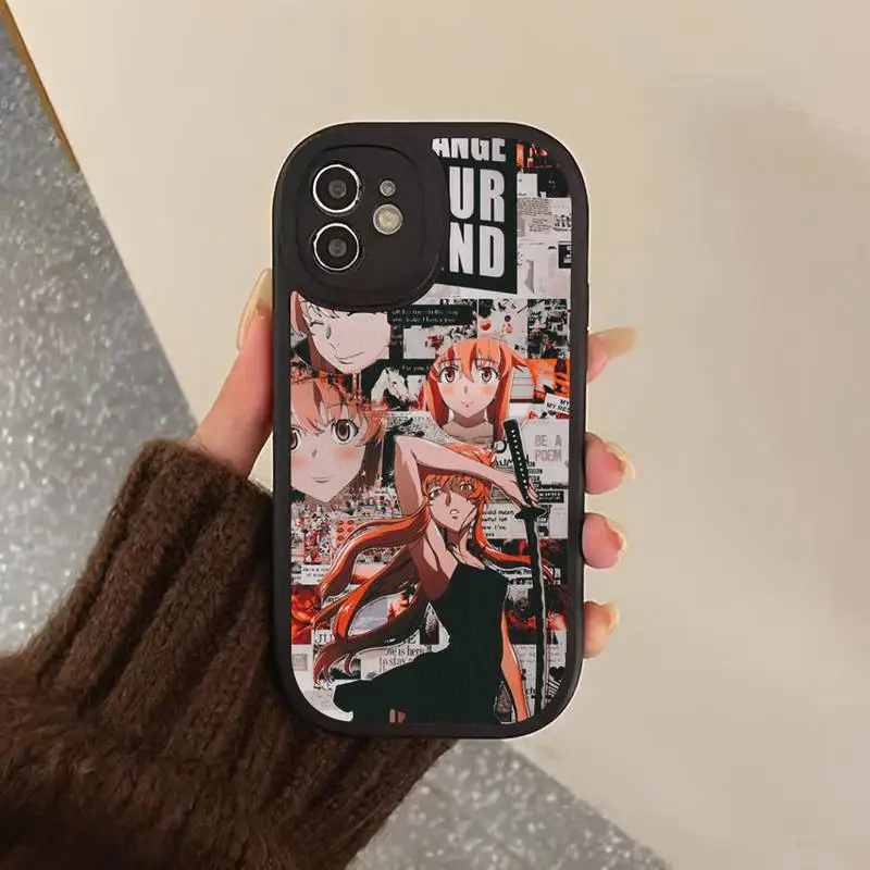 Anime Mirai Nikki Future Diary Phone Case Hard Leather Phone Case For iPhone 14 13 12 Mini 11 14 Pro Max Xs X Xr 7 8 Plus
