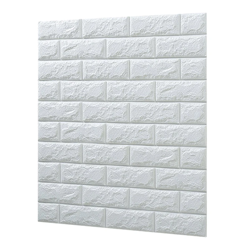 

Wall Stickers 70x77cm3D Brick Home Decor Wall Covering PE Foam Waterproof For Living Room Bedroom Kids Room DIY Wallpaper