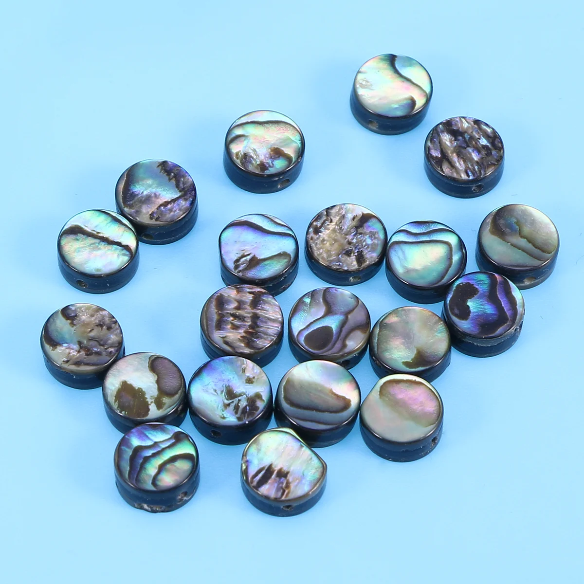

20 PCS Earring Charm Bead Pearl Bracelets Bracelet Making Finding Charm Braclets Shell DIY Bracelet Charm Abalone Loose Bead