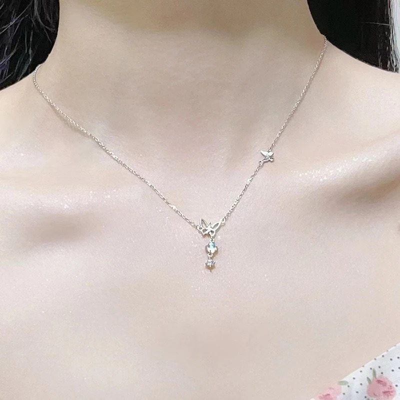 Модное ожерелье-бабочка темпераментное элегантное ожерелье для женщин и девочек