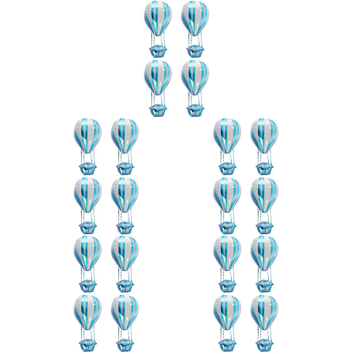 

Balloon Air Hot Party Decorations Decor Foil Mylar Aluminum Lanterns Kit Balloonsshower Baby Birthdaykids Metallic Graduation