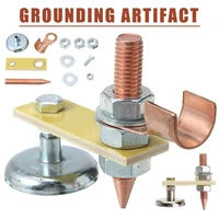 magnetic head welding ground clamp safety wire holder with copper tail welding equipment solder electric power tool accessories