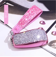 bling diamond personality all match car key pendant rivets womens handbag bag pendant gift keychain key ring chain