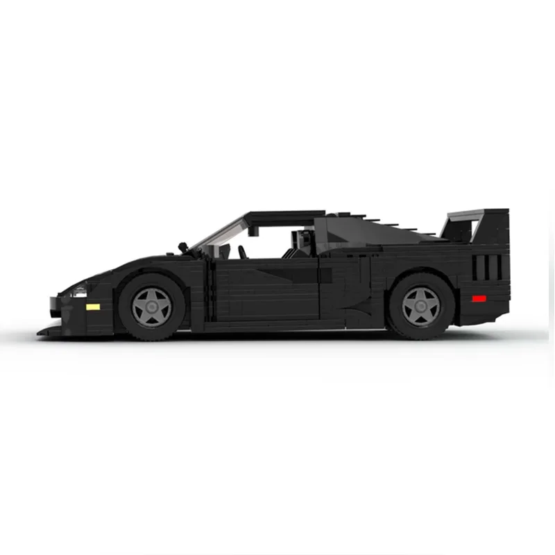 Креативный экстрактный технический автомобиль MOC 10248 Ferraried F40 Speed Champions City Супер