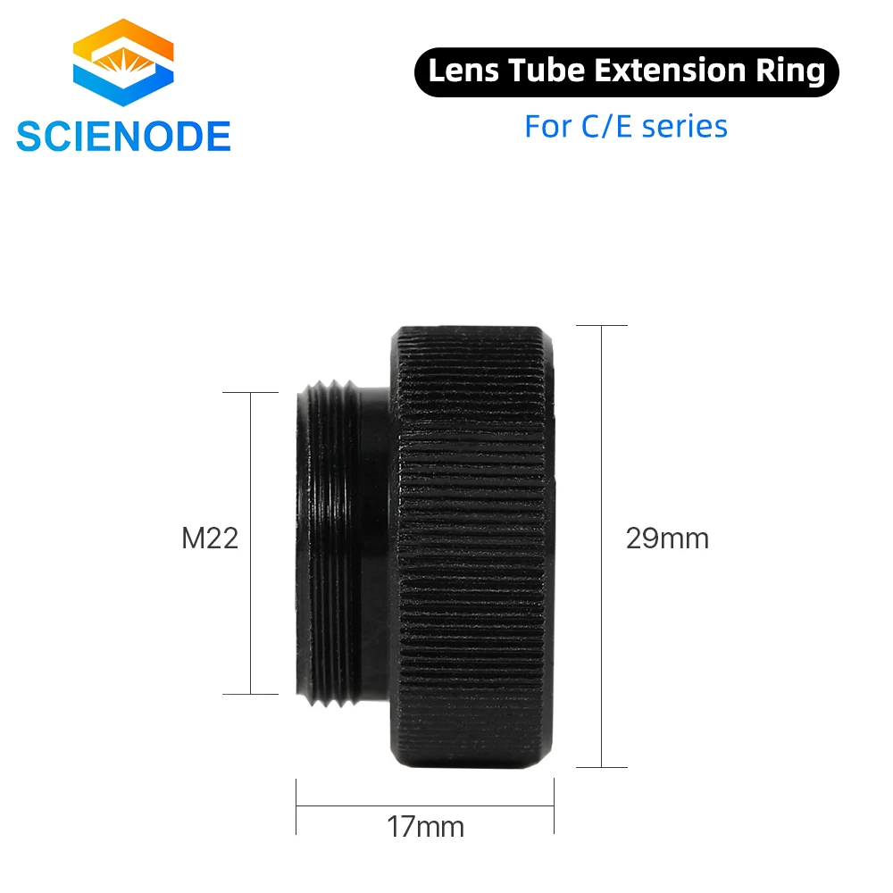 Удлинительное Кольцо для объектива Scienode серии C E CO2 O.D.25 мм линза D20 f63.5 127 лазерной