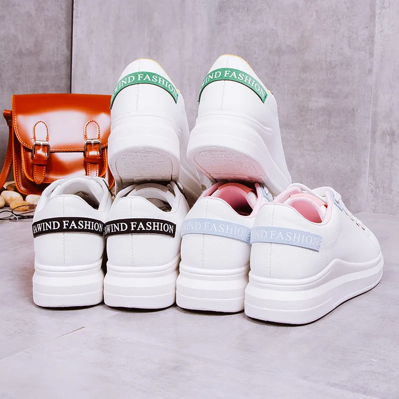 2022 New Women's Shoes Korean Version of All-match Low-top Flat-bottomed Casual Shoes Street Shooting Student White Shoes Women