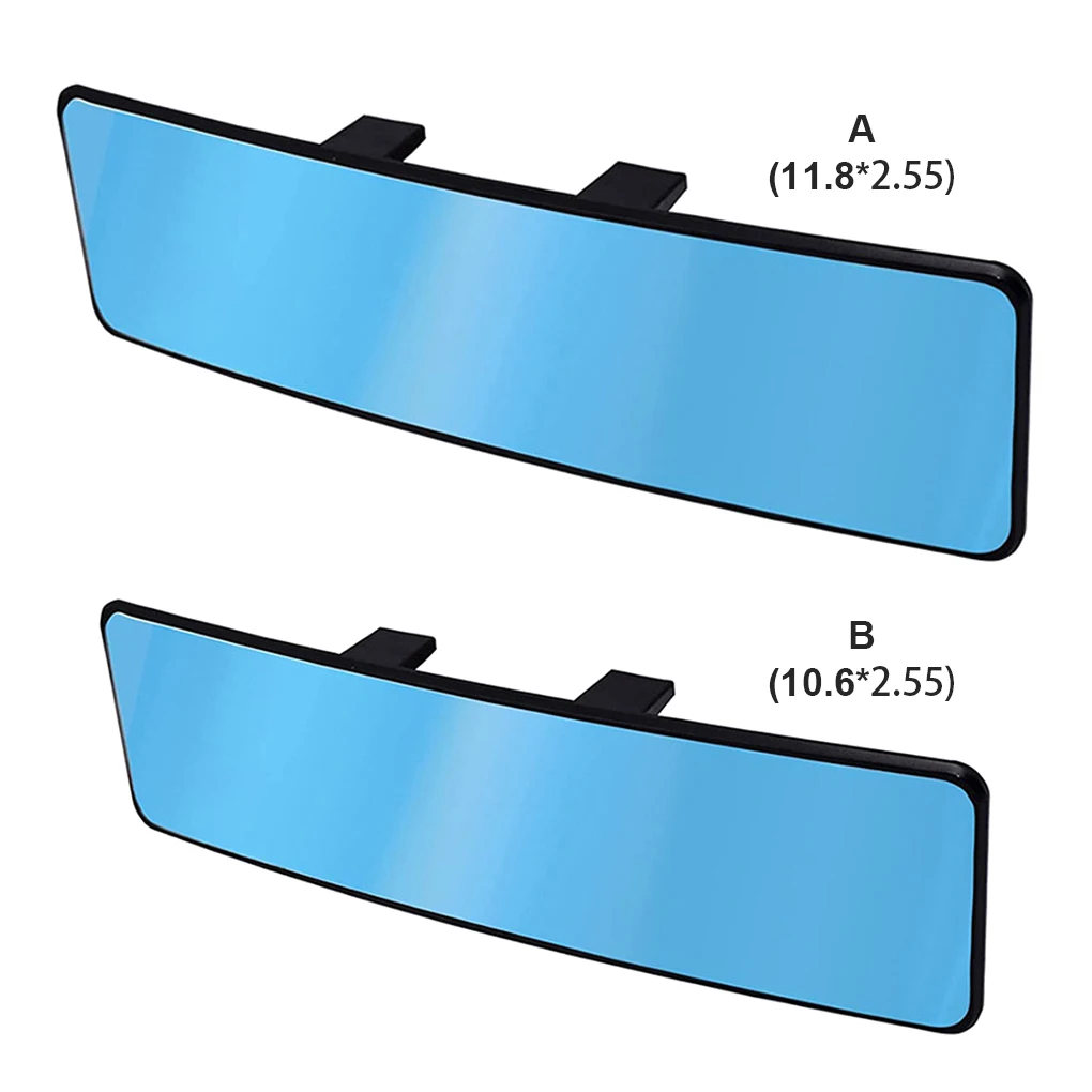 

Car Interior Curved Surface Rear View Mirror Plastic Anti-slip Adjustable Rearview Reflecting Mirrors Replacing Parts