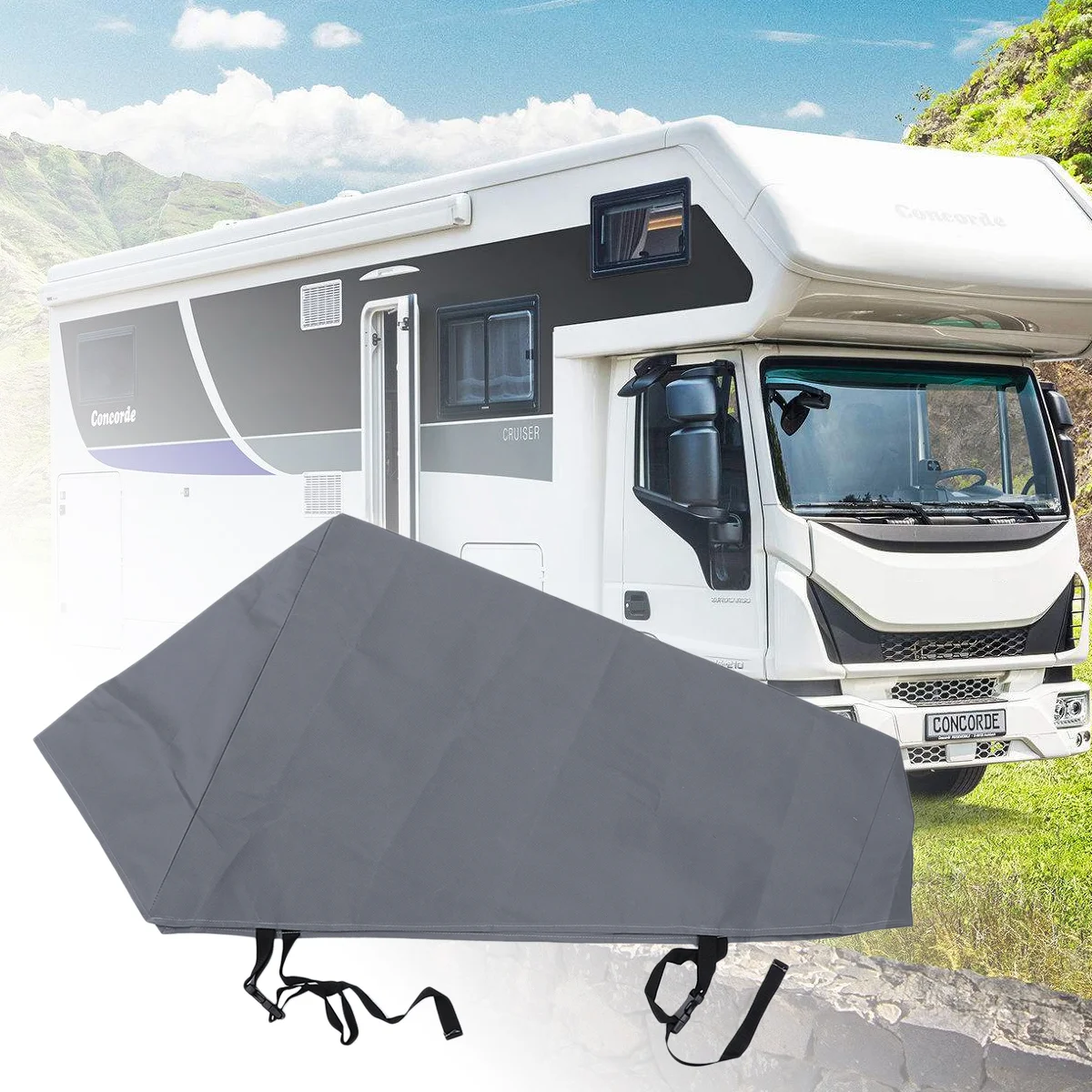 

Trailer Hitch Cover Universal Towing Hitch Protector Caravan Hitch Cover (86x66x30cm)