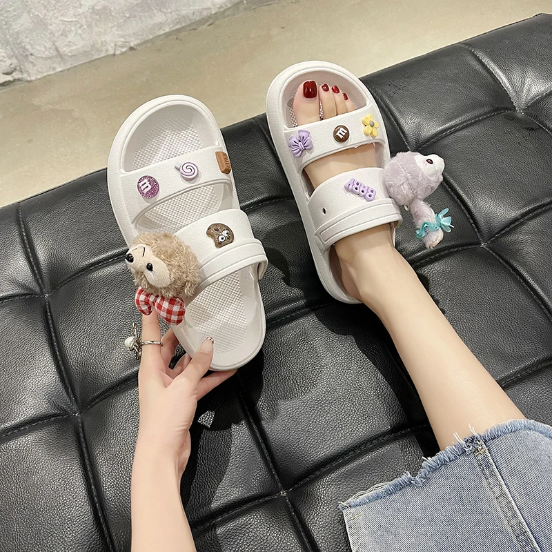 

Shoes For Girls Slippers Soft Slipers Women Slides Shale Female Beach Low Fashion Lady Comfort 2022 Sabot Luxury Flat Spring Rom