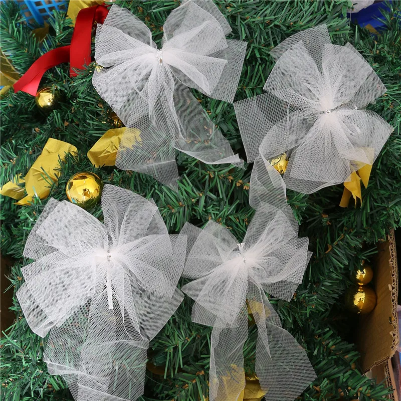 

6pcs Large Pull Bow Ribbons DIY Wedding Car Decoration Birthday Gift Packing Wrap Bowknot Halloween Christmas Party Supplies