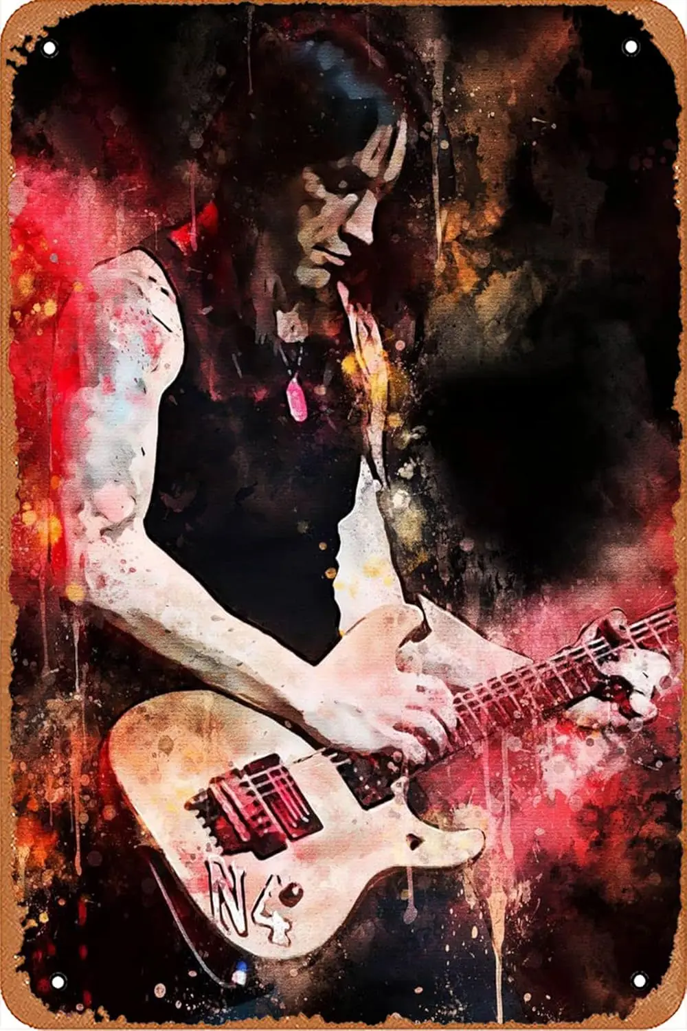 Музыкальный мир Nuno Bettencourt металлическая жестяная вывеска постер винтажный