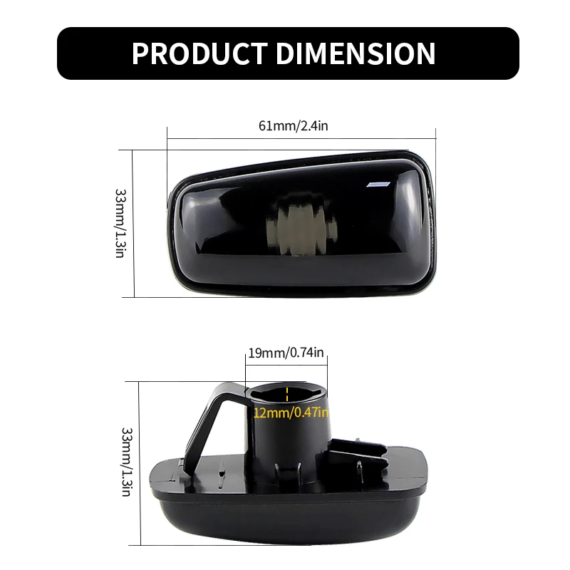 2 шт. без лампочек автомобильные боковые габаритные фонари для Peugeot 306 406 806 Expert Partner