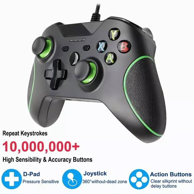 

NEW2023 Controller Gamepad Windows Mando Joystick For Series Works Well On Laptop Windows 7/8/10 Series Dual Vibration Function