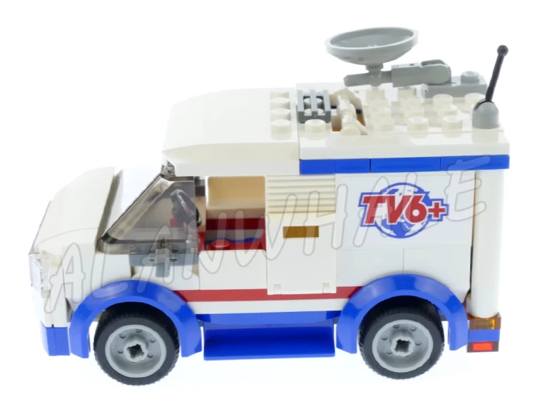 848 шт. открытие магазина City Donut грузовой велосипед кран прицеп грузовик фургон Town