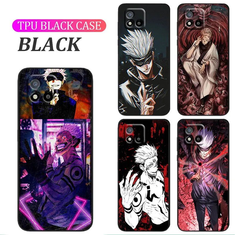 

Japan Hot Anime Jujutsu Kaisen Cover For OPPO A74 A72 A53 Reno 7 6 5 4 2 Find X3 X2 Z Lite Neo Pro Plus SE Black Phone Case