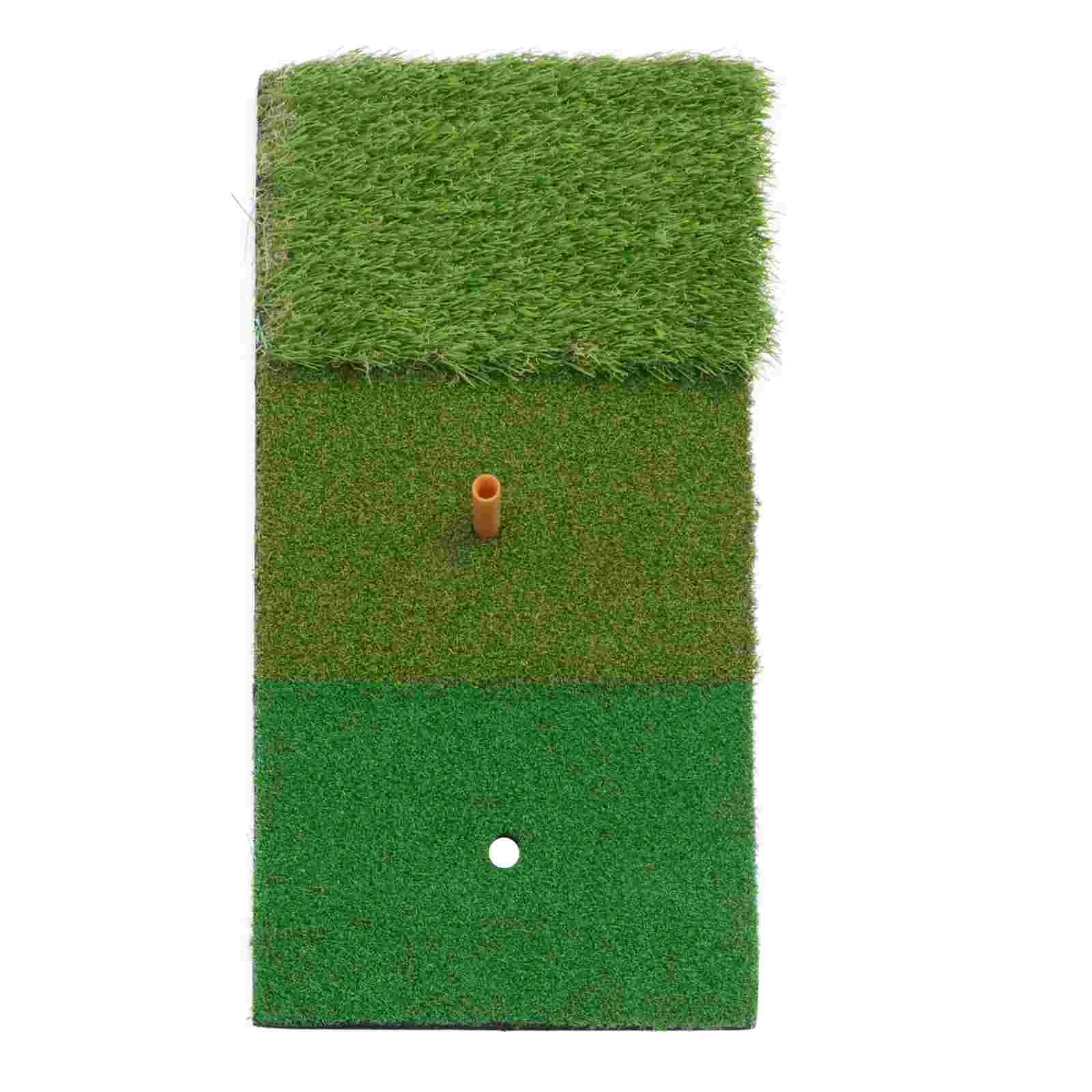 

Practice Mat Hitting Mat 3- in- 1 Mat Foldable Turf Grass Mat Training ( Green ）