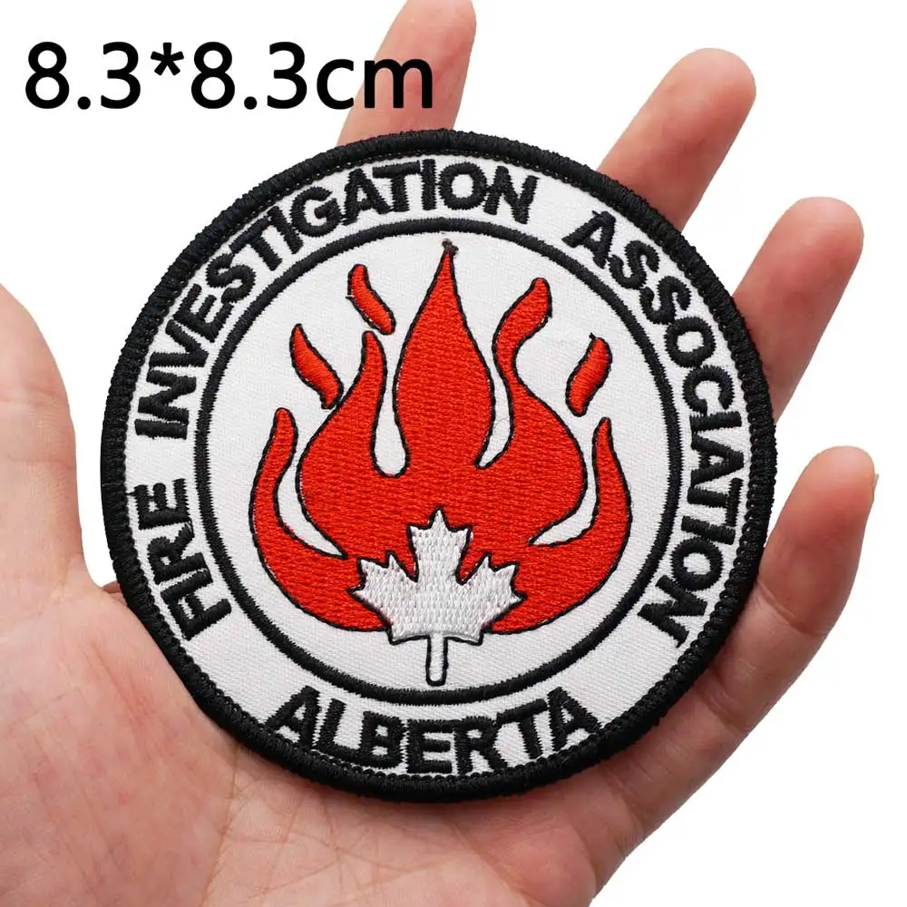 Пожарные борьбы пожарная служба тактические нашивки с вышивкой для рюкзаков и