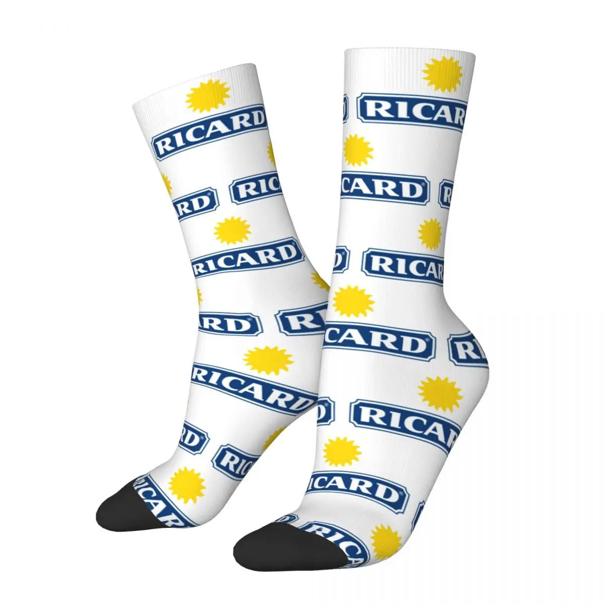 

Men Ricard Socks Cute Funny Happy Socks Harajuku Accessories Middle TubeStockings Small Gifts