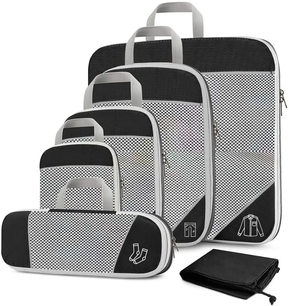 

6 шт., дорожный органайзер для багажа, с сумочкой для обуви