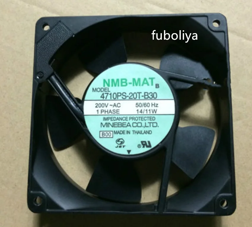 

Для NMB-MAT 4710PS-20T-B30 14/11W 12 см 200 В AC охлаждающий вентилятор f8