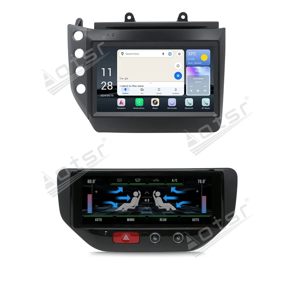 9-дюймовый автомобильный радиоприемник Qualcomm Android 13 CarPlay для Masserati GT 2007-2015