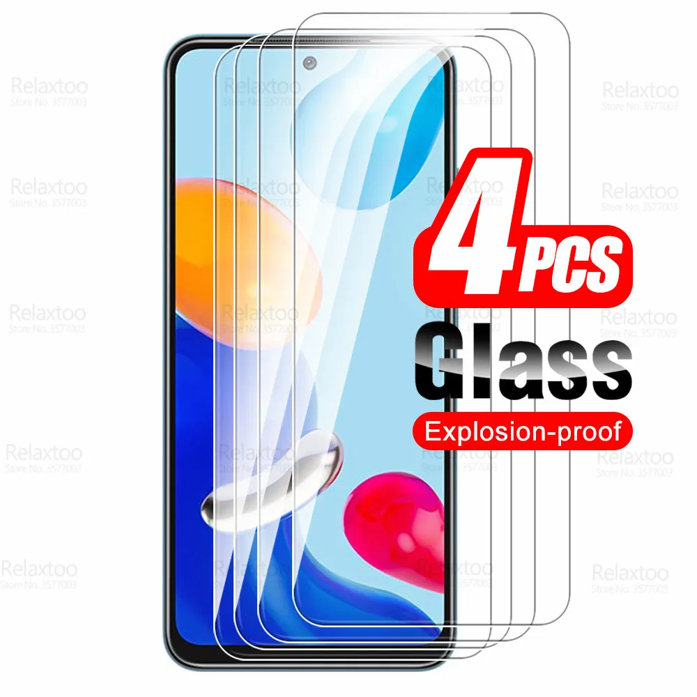 

4 шт. защитное закаленное стекло для Redmi Note 11 10 Pro 9S 10S 11S 10C Redmy 9A 9C 8A 9T 10T 8 A 9 C S T Защитная пленка для экрана