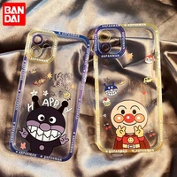 bandai cartoon anpanman and germboy angel eyes clear silicon phone case for iphone xr xs max 8 plus 11 12 13 pro max cover