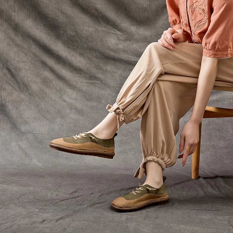 Careaymade-New Women's Moccasins Natural Genuine Leather Designer Summer Soft Flats Loafers Comfy Ladies Females Retro Shoes