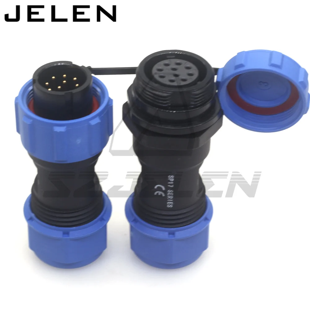 Док-станция SP17 для мужчин и женщин, водонепроницаемый разъем 2, 3, 4, 5, 7, 9, 10 контактов, электроразъем для штекера и гнезда, стандарт ip68